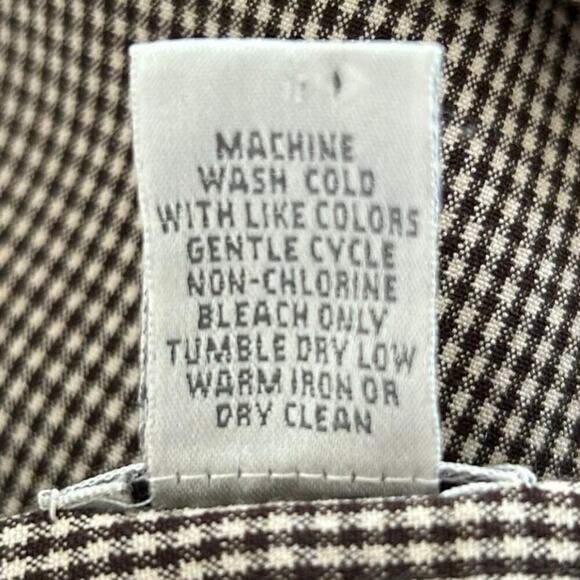 Chicos Women Crop Wide Leg Pants Academia Preppy Office Career Brown Size 10 - Picture 6 of 7